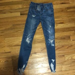 american eagle hi-rise jegging
